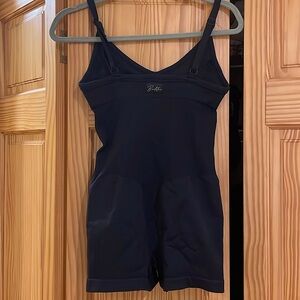 Bo + Tee Black One-Piece bodysuit with Adjustable Straps